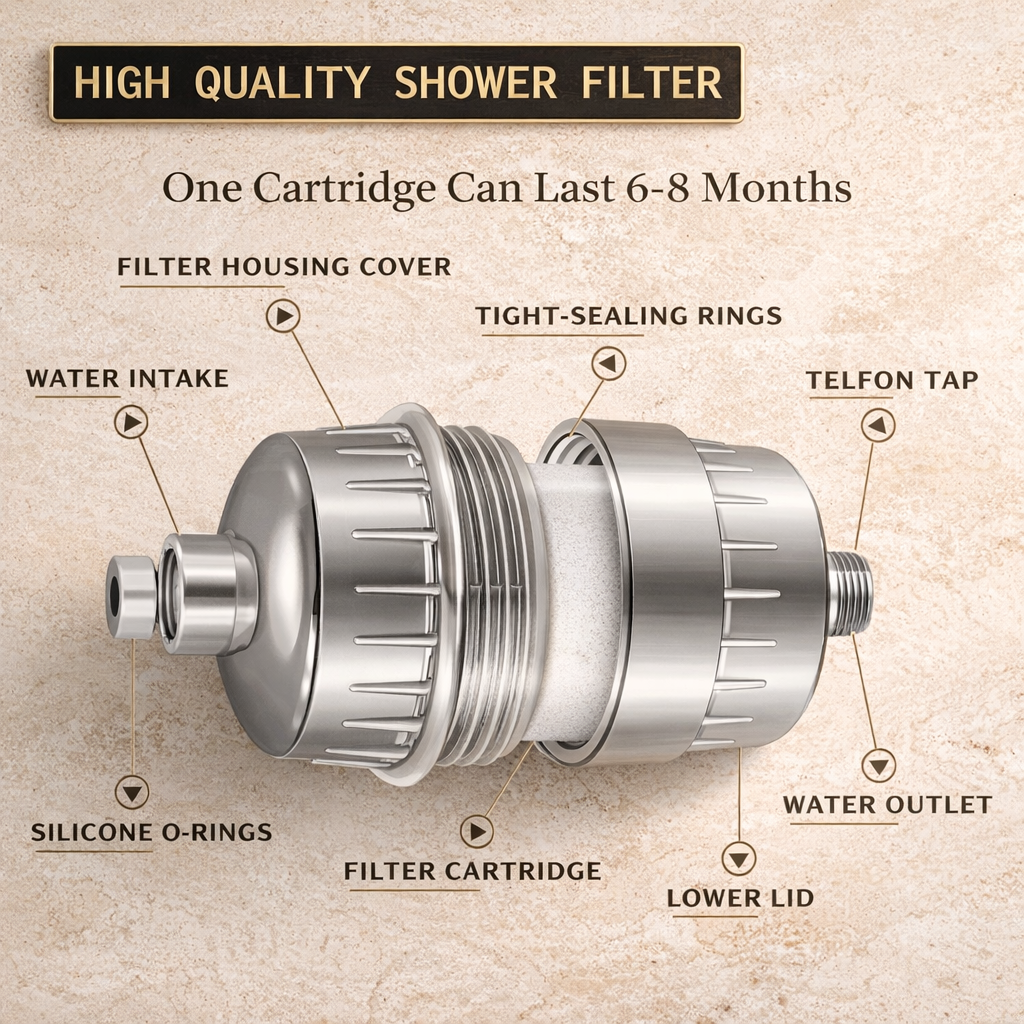 Premium Shower Water Filter