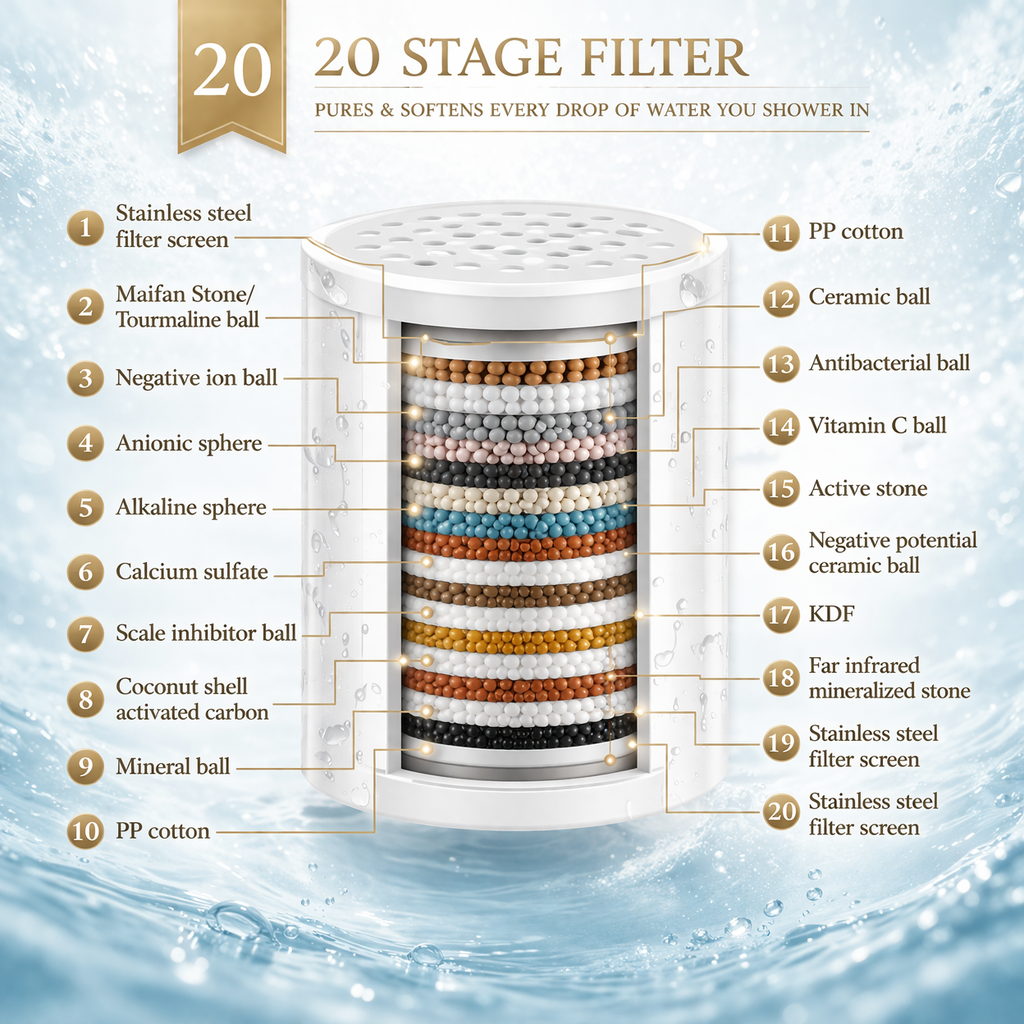 Premium Shower Water Filter